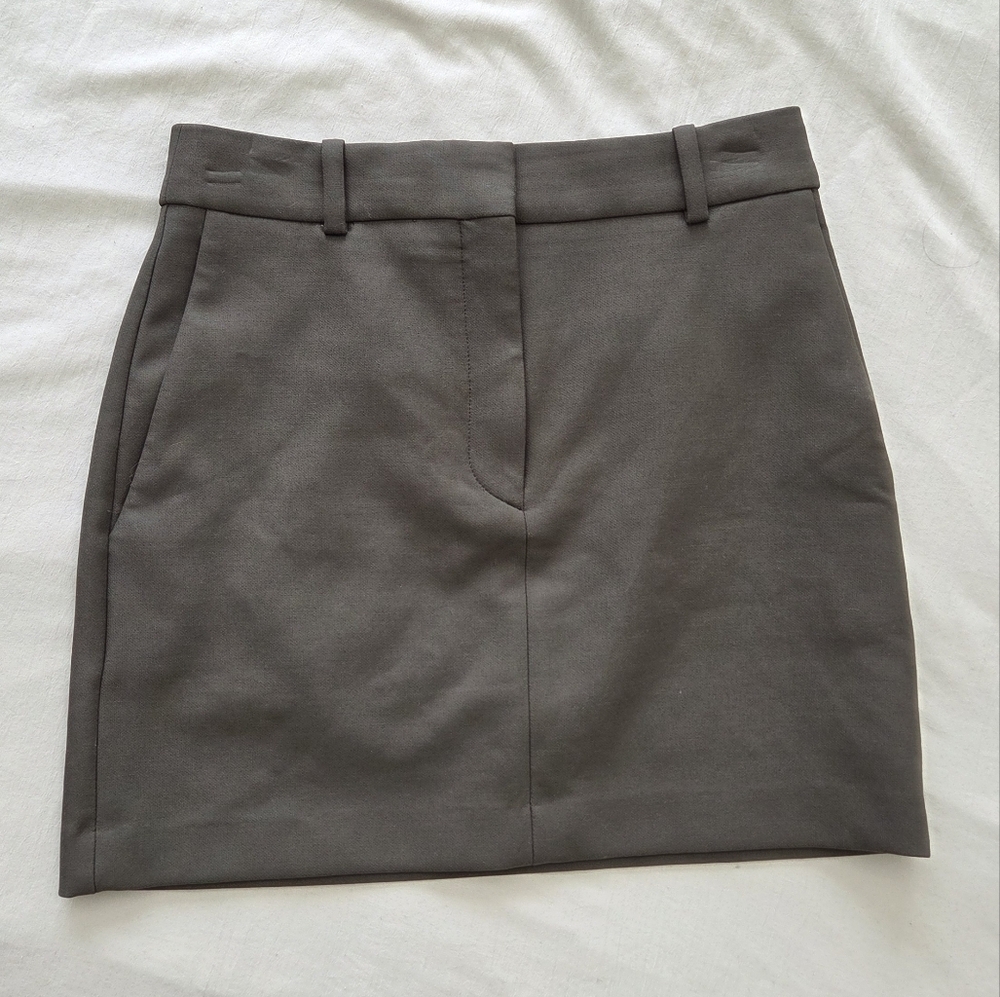 Babaton Chisel Skirt Softly Structured High-rise Mini Pencil Skirt Size 2